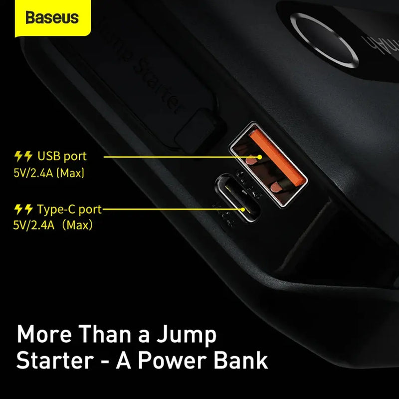 Baseus Super Energy Car Jump Starter 10000mAh 1000A