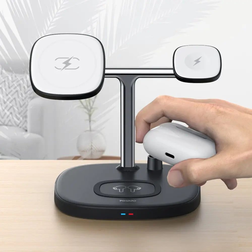 Yesido 4-in-1 Magnetic Wireless Charger Stand