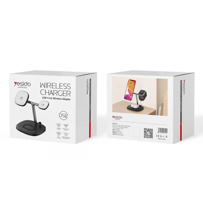 Yesido 4-in-1 Magnetic Wireless Charger Stand