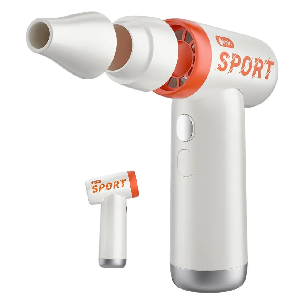 Nimin Mini Cordless Portable Compressed Air Duster 4 Wind Speed Adjustment 1100mAh