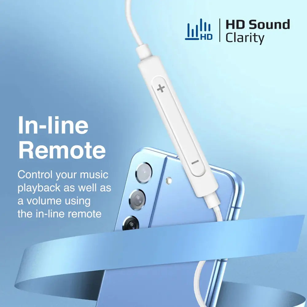 PROMATE Ergonomic In-Ear USB-C Wired Mono Earphone