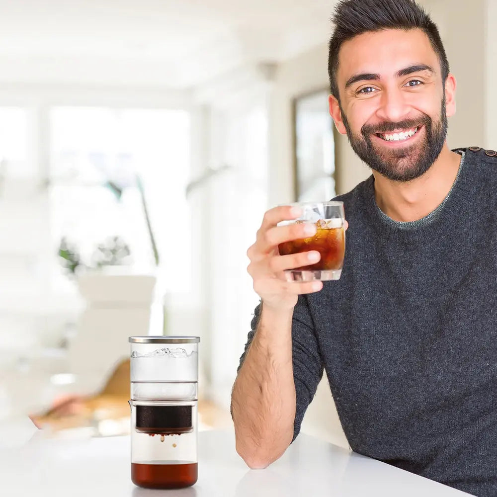 iCafilas Cold Brew Coffee Maker 300ml Capacity High Borosilicate Glass