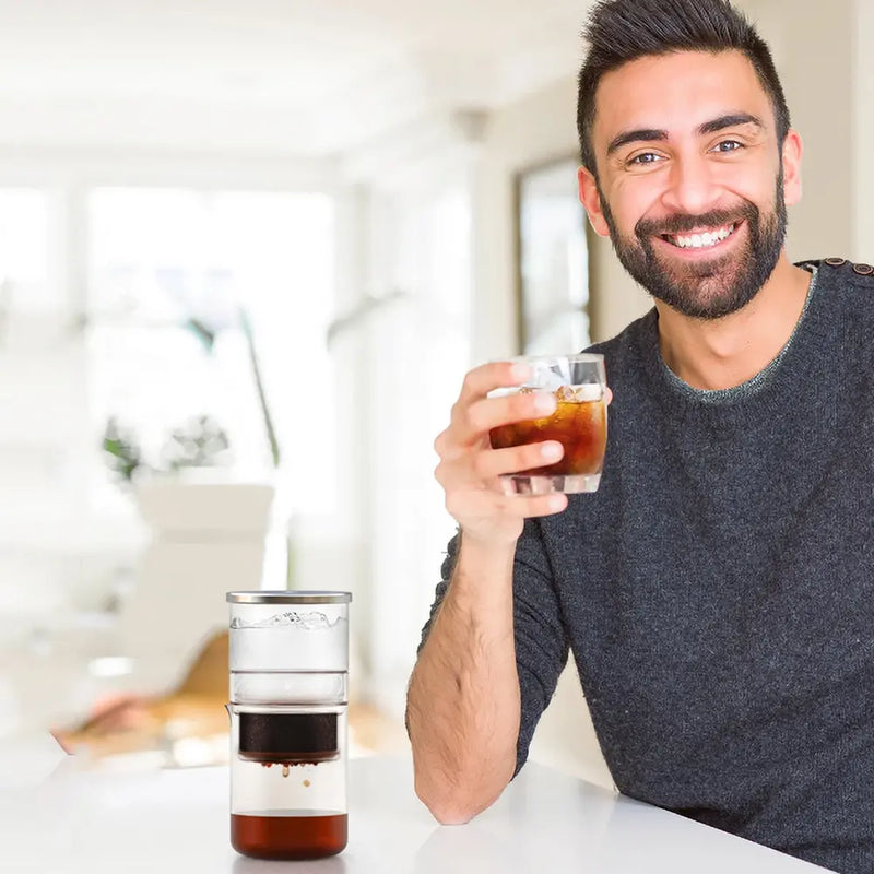 iCafilas Cold Brew Coffee Maker 300ml Capacity High Borosilicate Glass