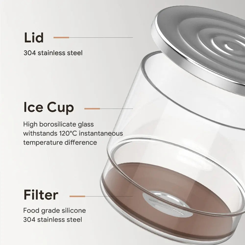 iCafilas Cold Brew Coffee Maker 300ml Capacity High Borosilicate Glass