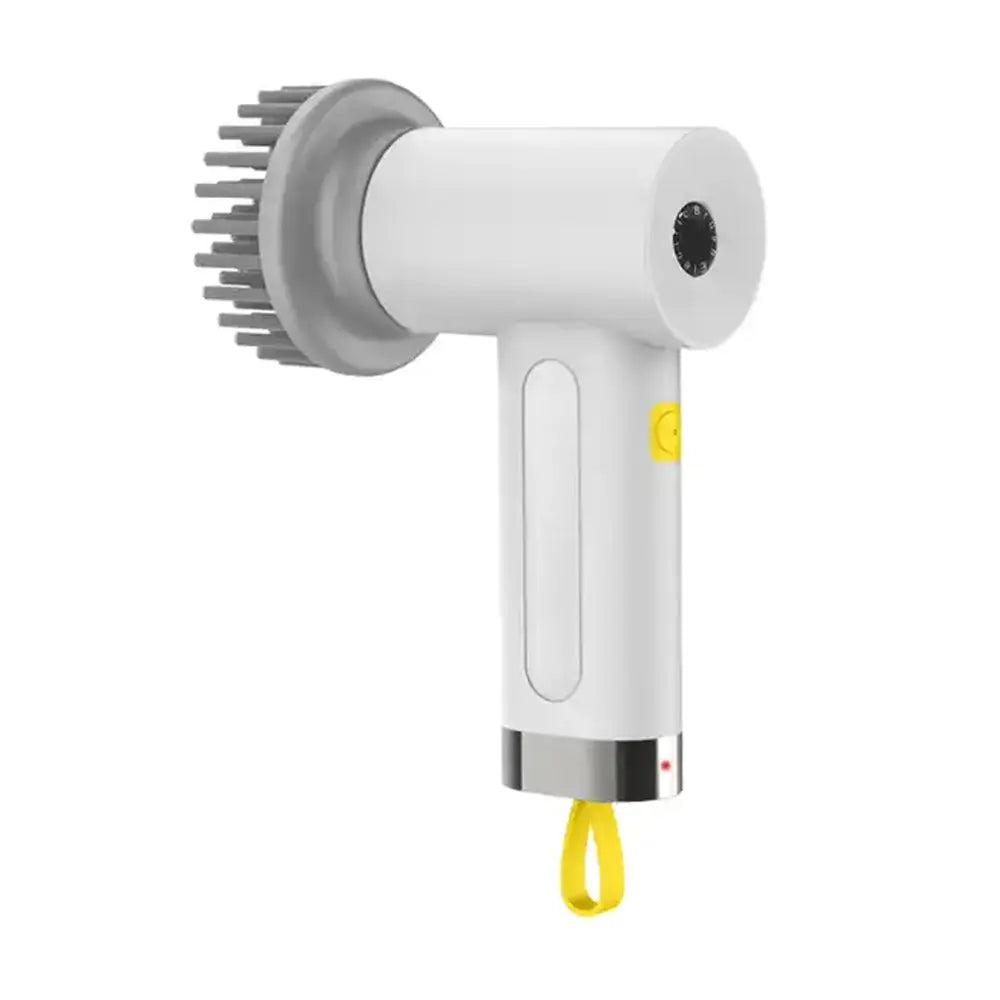 Portable Electric Spin Scrubber with 120-Min Battery Life 360° Rotation 4 Brush Heads Type-C Rechargeable