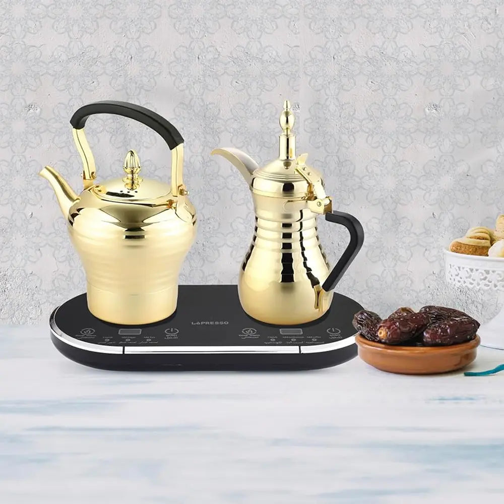 LePresso Dual Pot Coffee and Tea Brewing Set