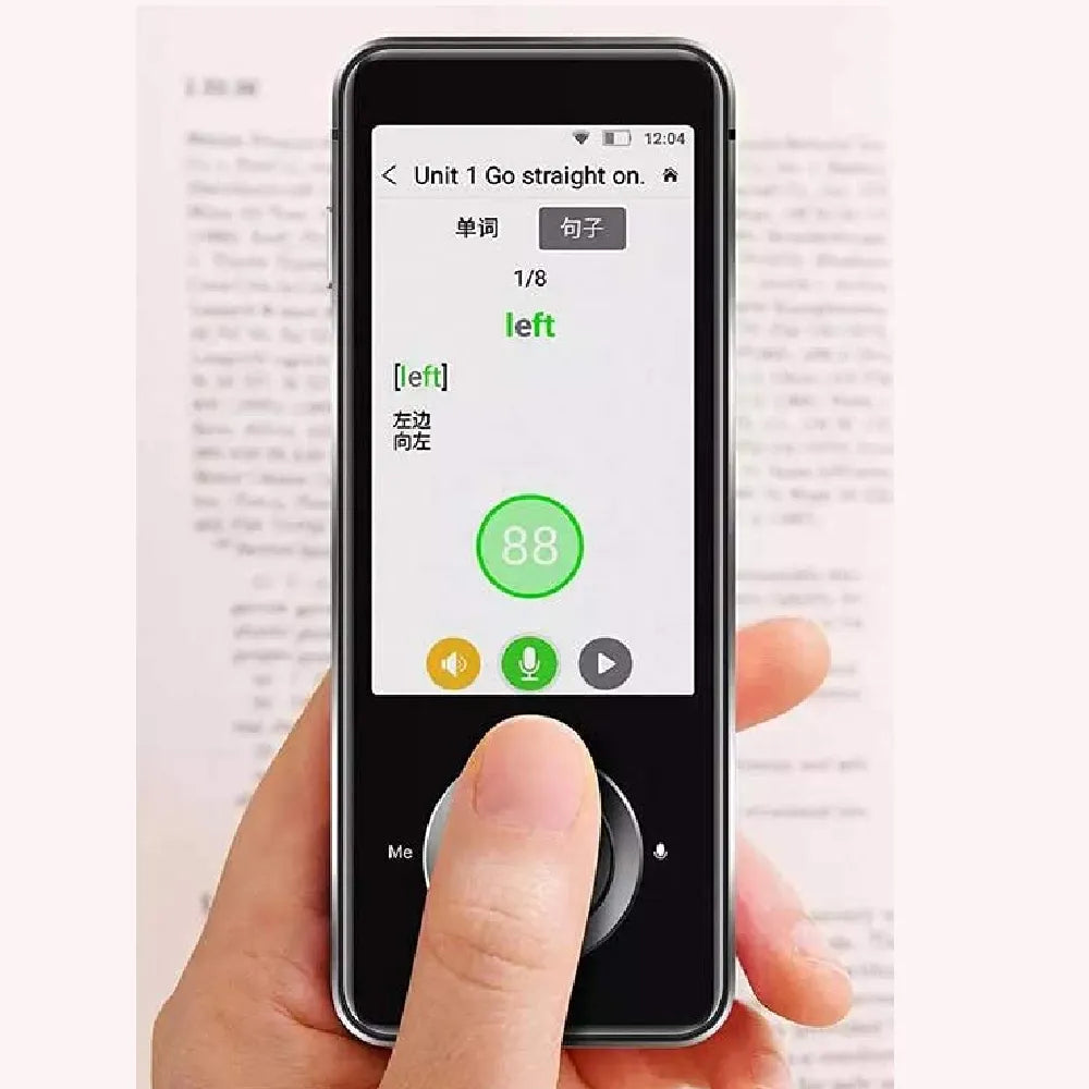 M9 Instant Voice Translator Two-Way Real Time Smart Translator Device with Camera & Touchscreen 1500mAh Type-C Rechargeable