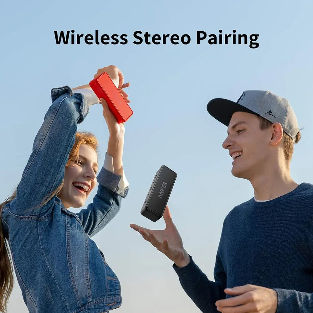Anker Soundcore Select 2 Portable Waterproof Bluetooth Speaker 20 Hours Playback USB-C Rechargeable