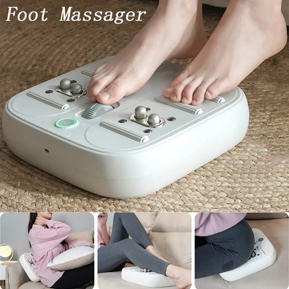 Kica Cordless Electric Foot Massager With 6 Massage Rollers
