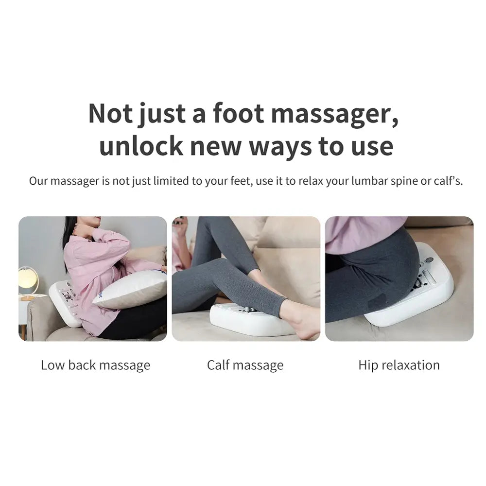 Kica Cordless Electric Foot Massager With 6 Massage Rollers