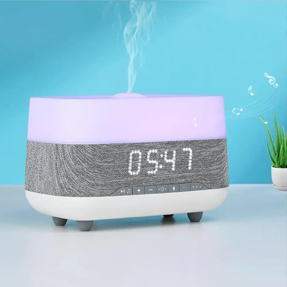 M01 Elegant Aroma Diffuser and Air Humidifier with Bluetooth Speaker Ultrasonic 300ml Wireless Humidifier