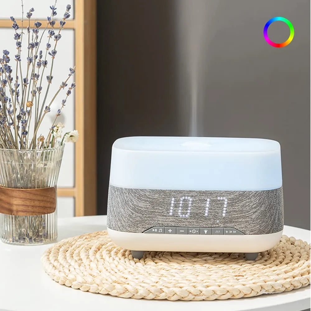 M01 Elegant Aroma Diffuser and Air Humidifier with Bluetooth Speaker Ultrasonic 300ml Wireless Humidifier