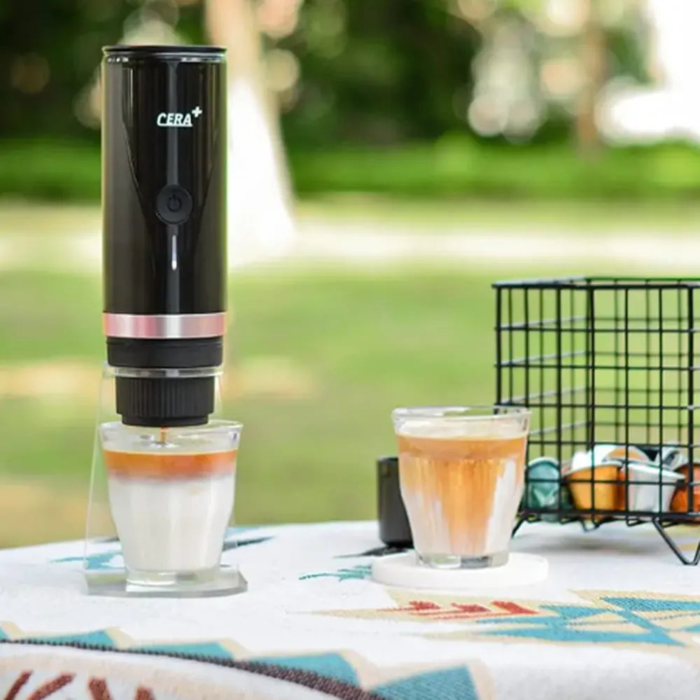 CERA+ Portable Electric Espresso Maker 80ml 90W Type-C Rechargeable