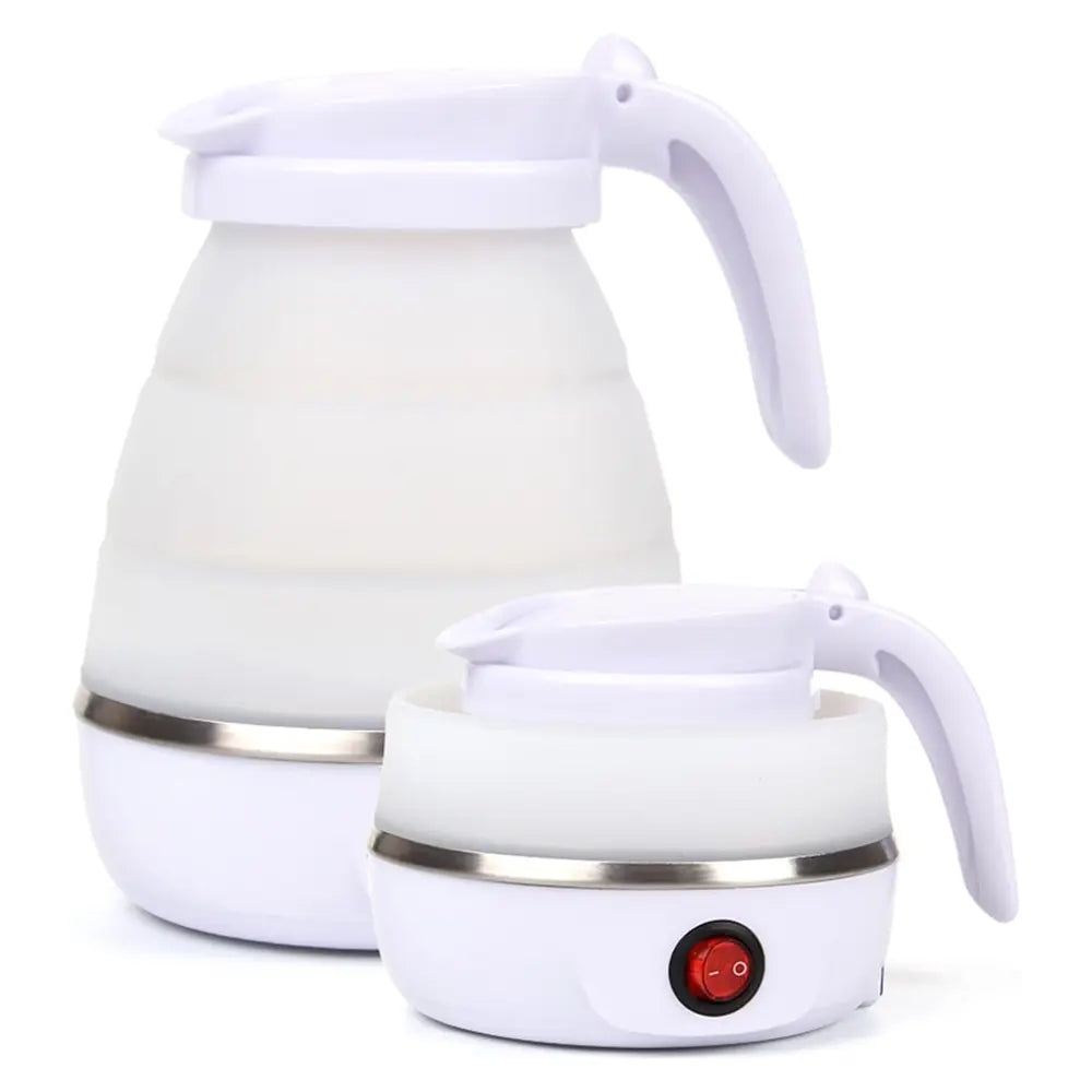 Hyllis Folding Electric Silicone Travel Kettle 600ml 600W