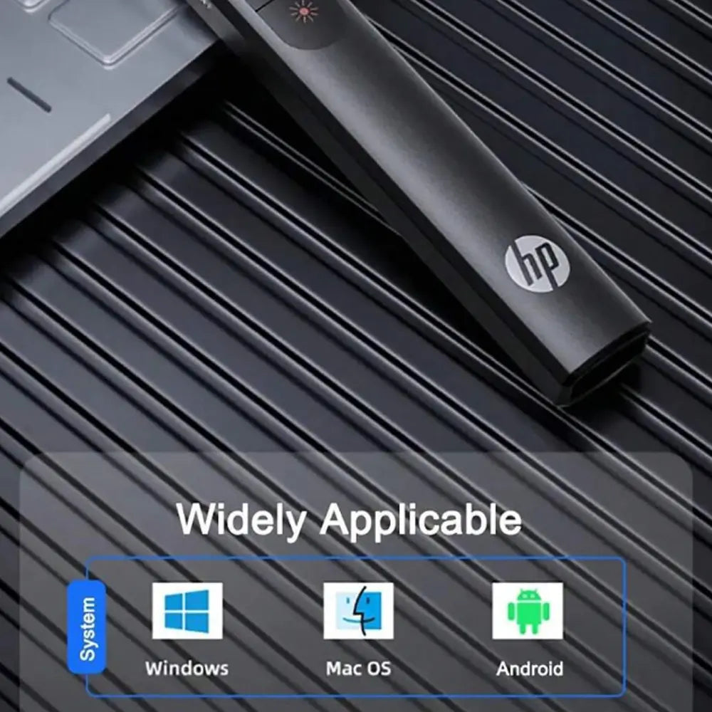 HP SS10 Wireless Multifunctional Laser Remote Control Up to 100M Range USB Rechargeable