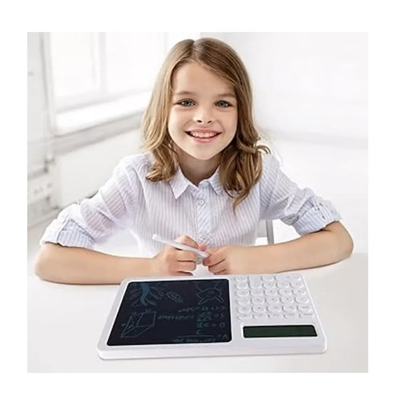 Green Lion CalcWrite Pro Calculator Writing Pad Powered By 3V Coin Battery