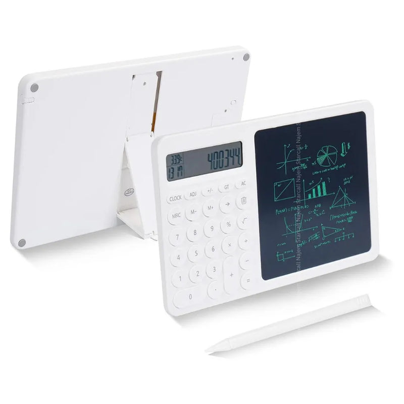 Green Lion CalcWrite Pro Calculator Writing Pad Powered By 3V Coin Battery