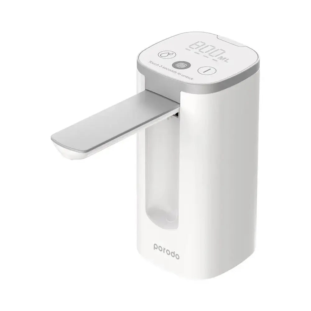 Porodo Lifestyle Mini Water Dispenser with LED Display 4W 1200mAh Type-C Rechargeable