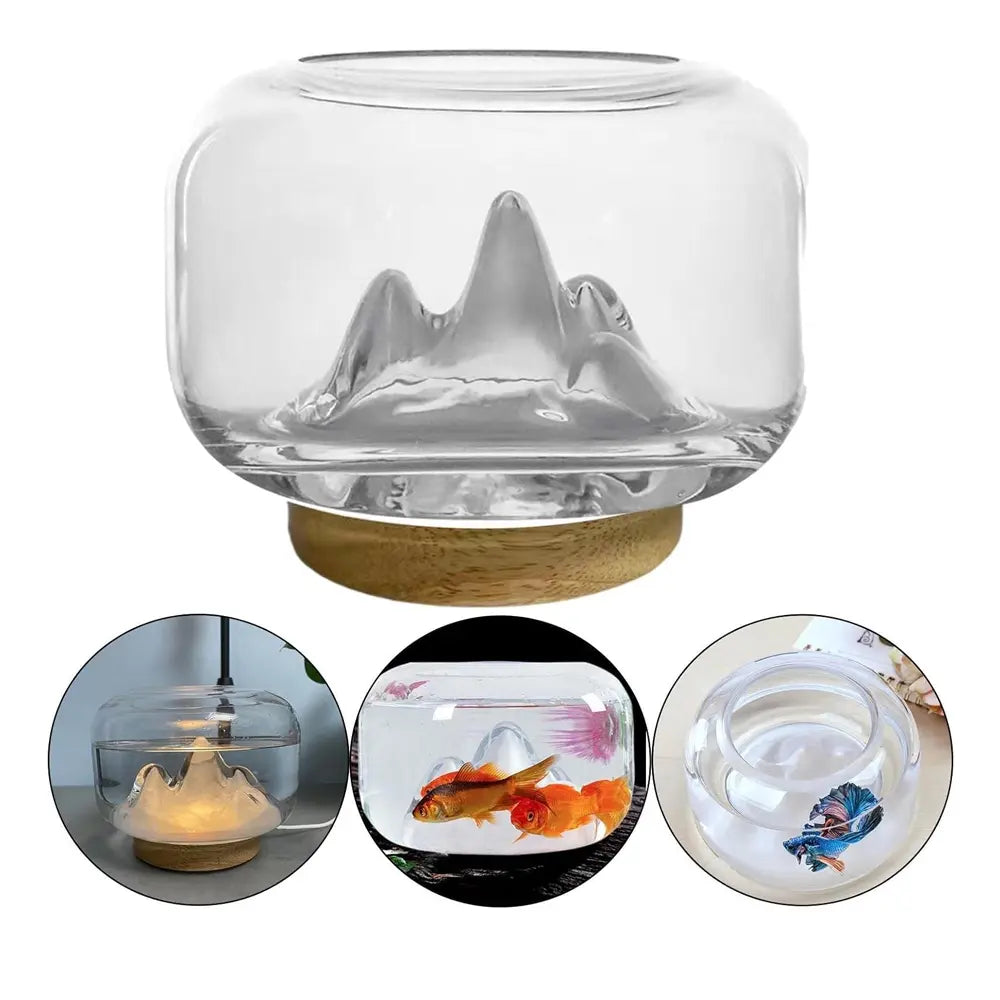 Snow Mountain Ambient Lamp Aquarium 1.5L USB Powered