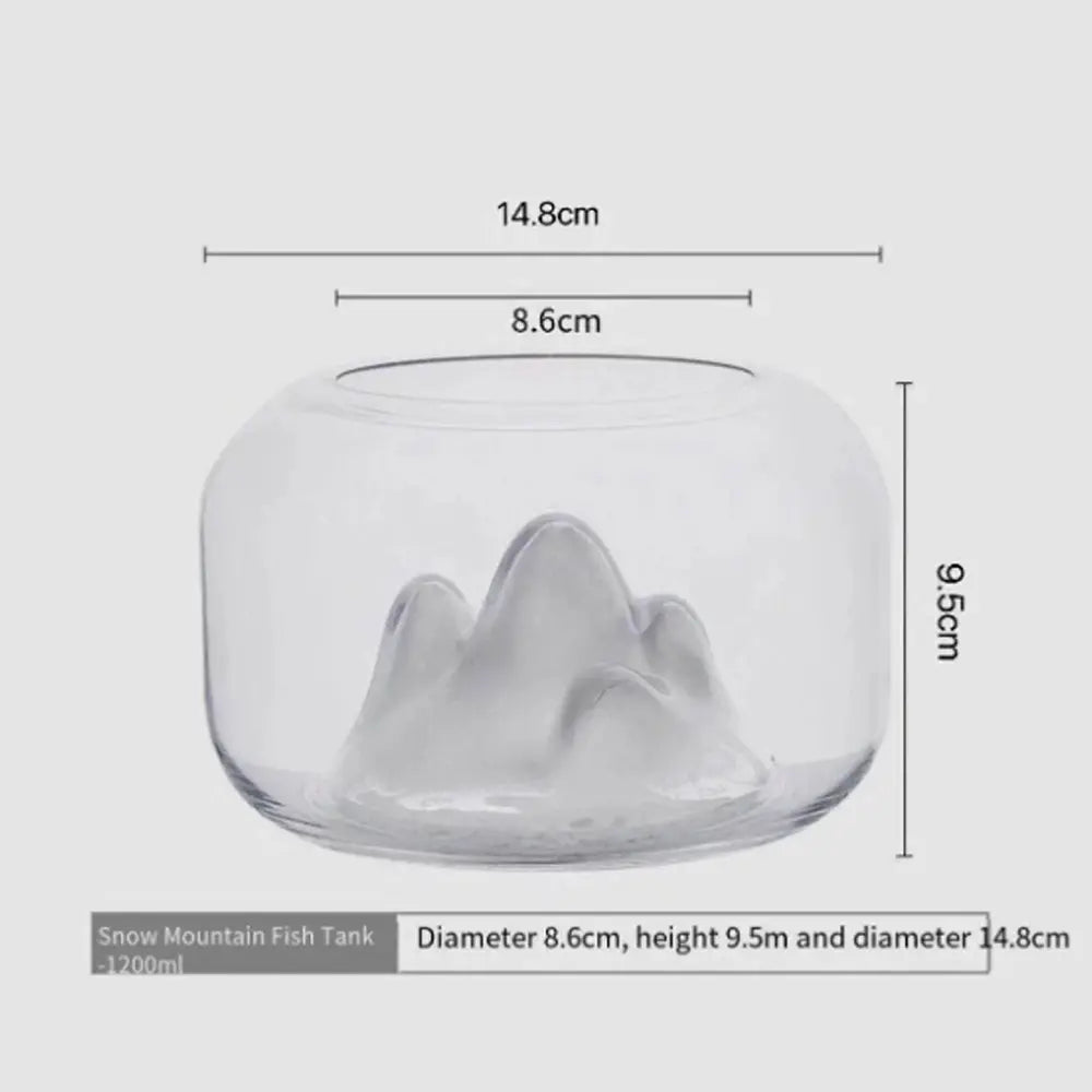 Snow Mountain Ambient Lamp Aquarium 1.5L USB Powered