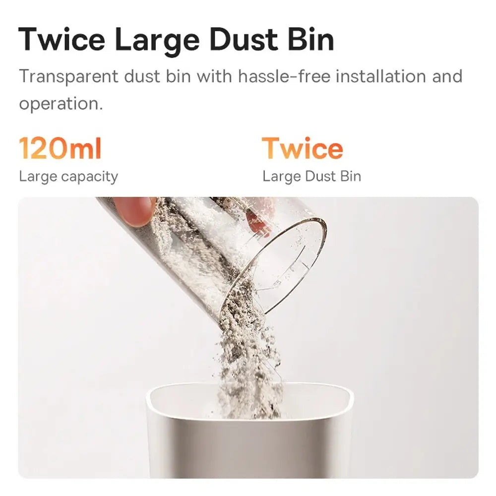 Baseus A2 Pro Car Vacuum Cleaner With High-Speed Noiseless Motor 2000mAh – White