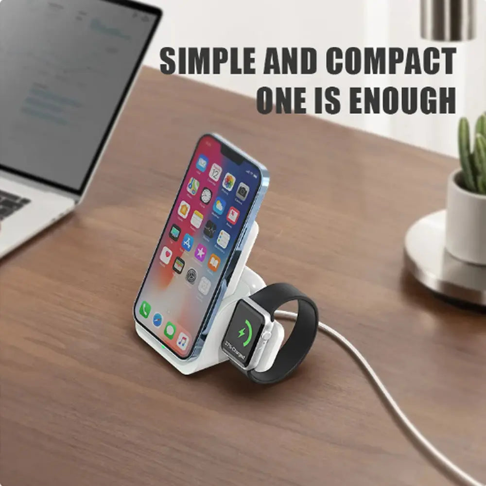 WST 3-in-1 MagSafe Wireless Power Bank 10000mAh 15W Type-C Rechargeable