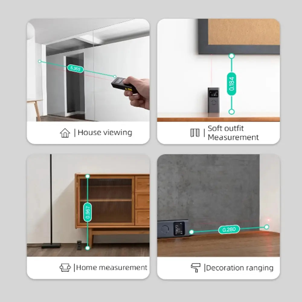 Xiaomi Wireless Smart Laser Measure 370mAh Type-C Rechargeable