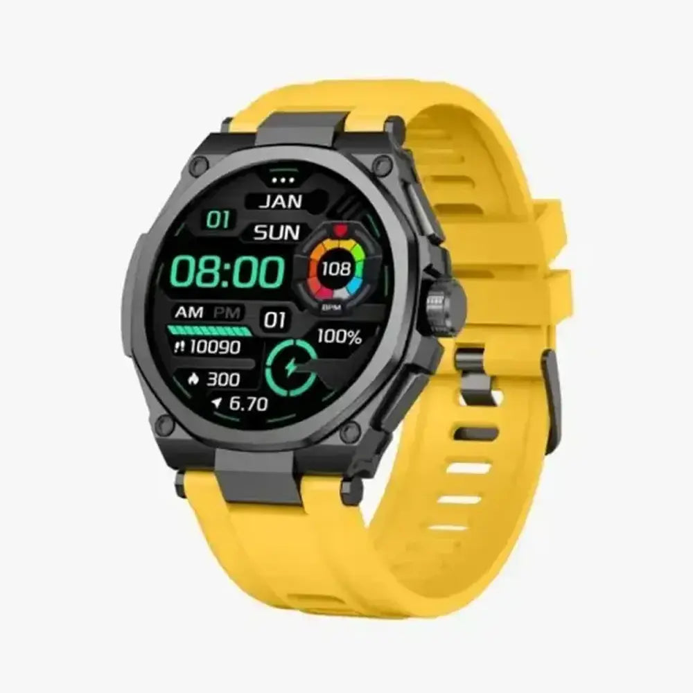 Green Lion Grand Smart Watch- Yellow