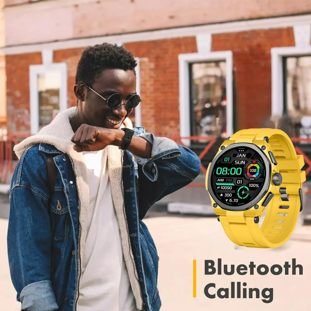 Green Lion Grand Smart Watch- Yellow