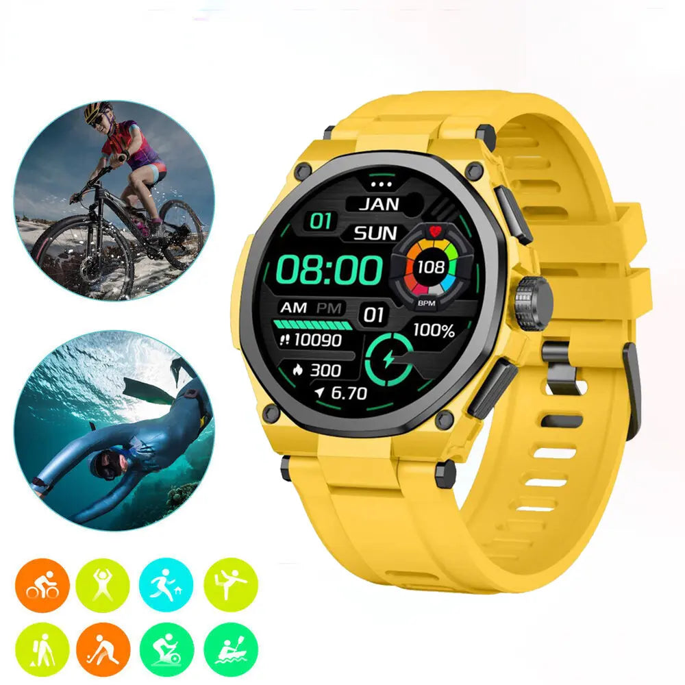 Green Lion Grand Smart Watch- Yellow