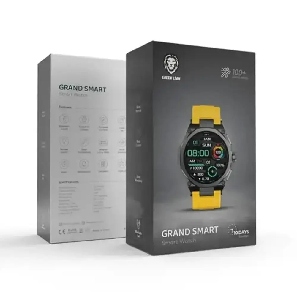 Green Lion Grand Smart Watch- Yellow