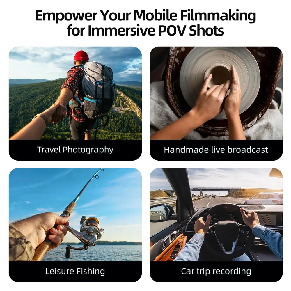 Telesin Smartphone Magnetic Neck Holder With Air Cushion Shock Absorption