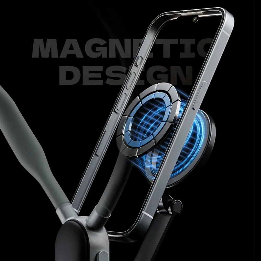 Telesin Smartphone Magnetic Neck Holder With Air Cushion Shock Absorption