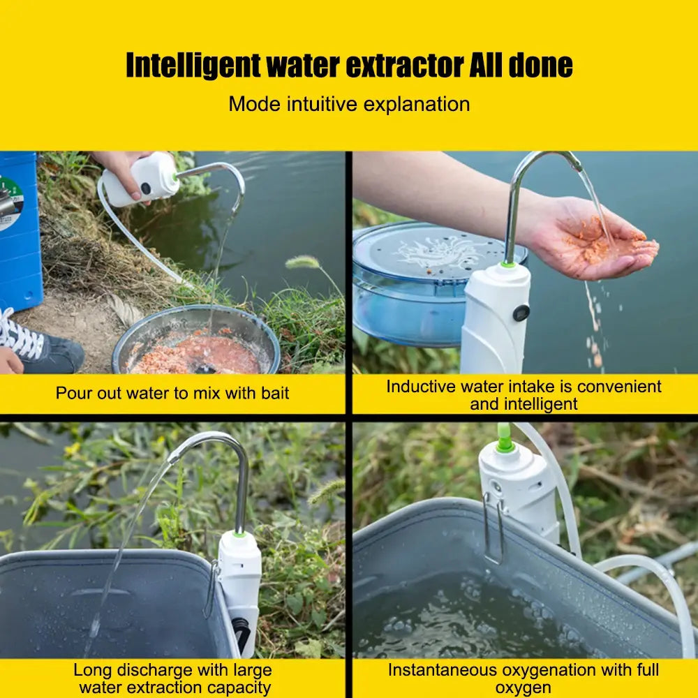Automatic Sensor Water Pump with Stand & 2600mAh Battery