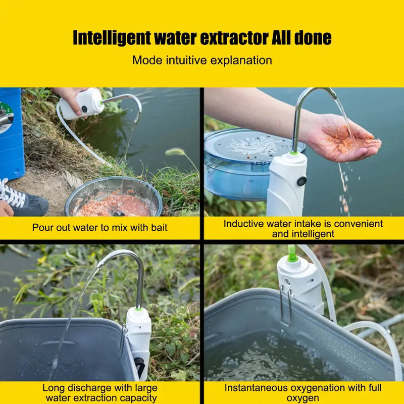 Automatic Sensor Water Pump with Stand & 2600mAh Battery
