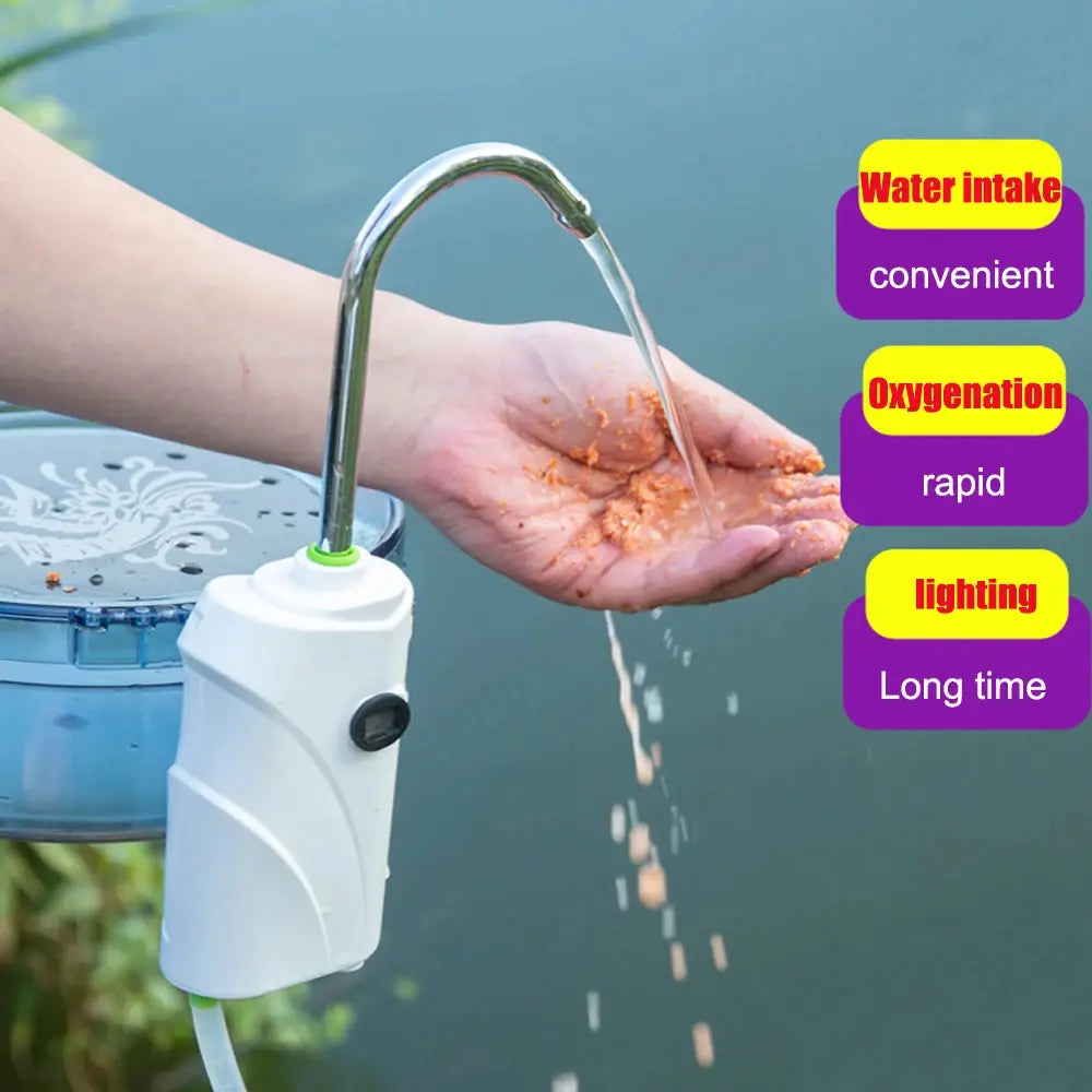 Automatic Sensor Water Pump with Stand & 2600mAh Battery