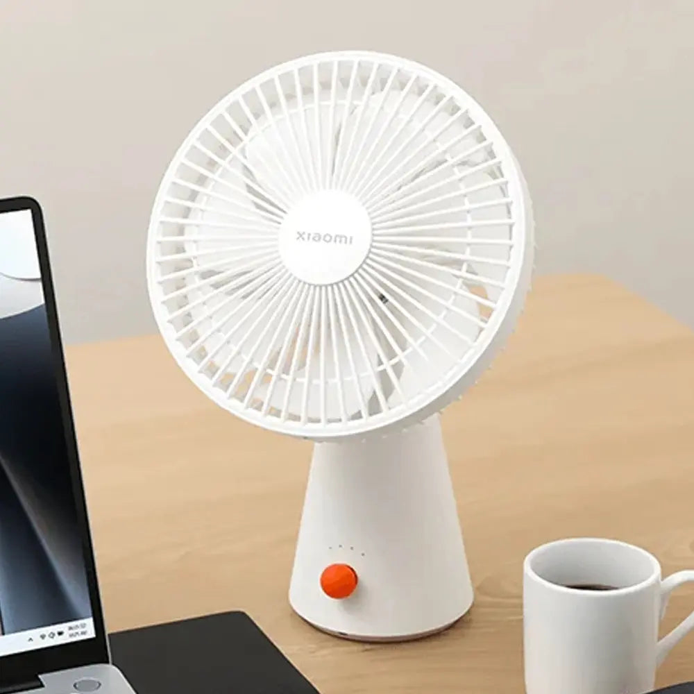 Xiaomi 2-in-1 Rechargeable Mini Fan 4000mAh 4 Wind Speeds Type-C Charging