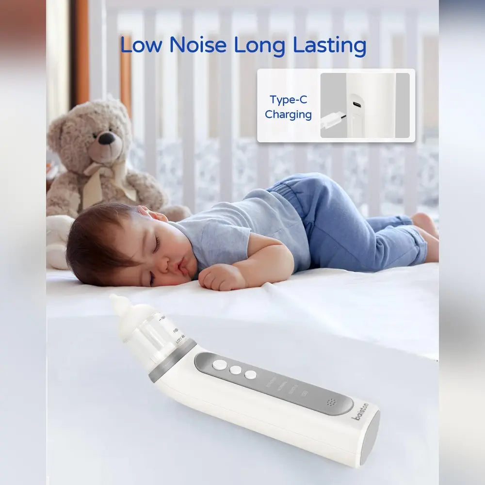 Baistom X70 Baby Nasal Aspirator With 3 Adjustable Suction Levels 800mAh Type-C Rechargeable