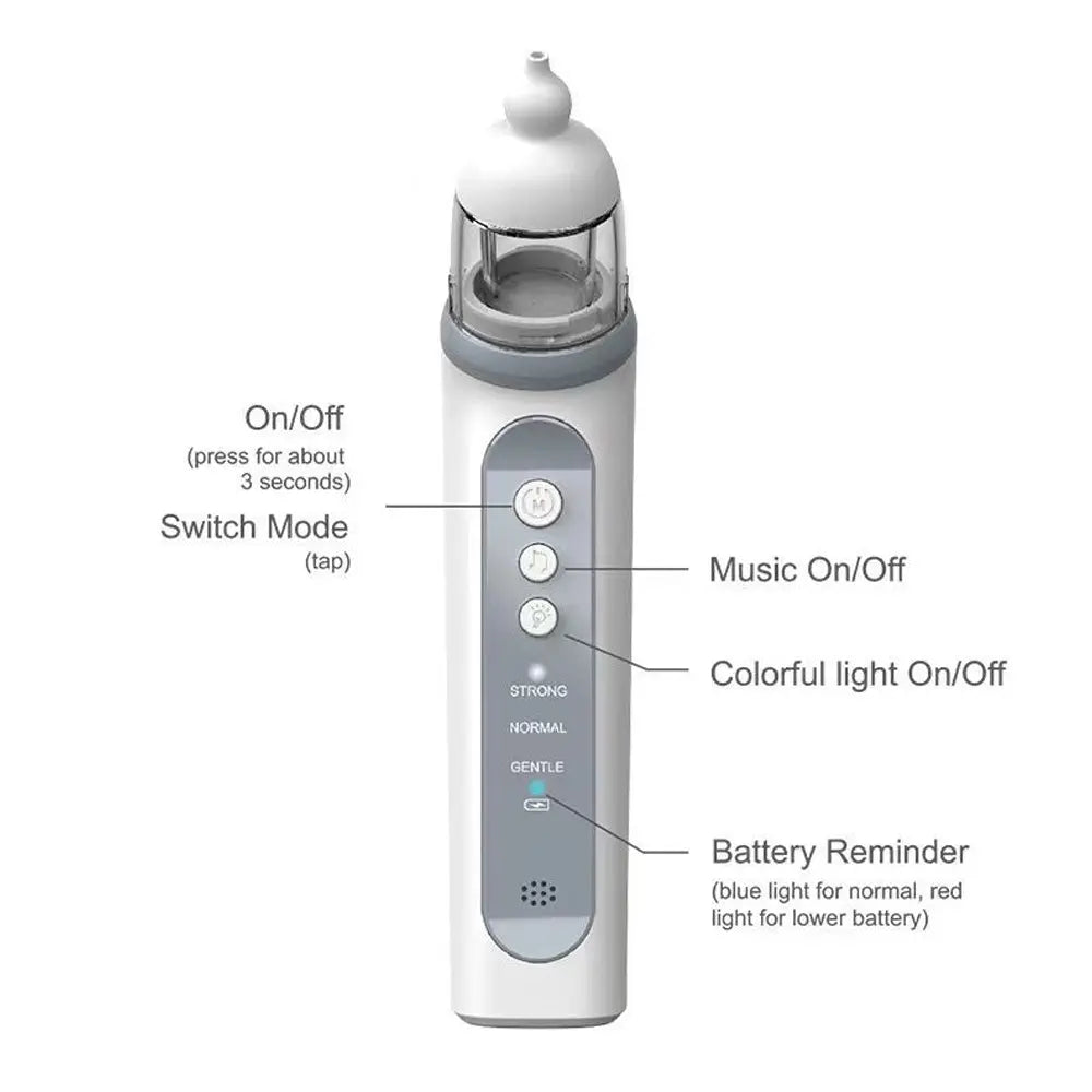 Baistom X70 Baby Nasal Aspirator With 3 Adjustable Suction Levels 800mAh Type-C Rechargeable