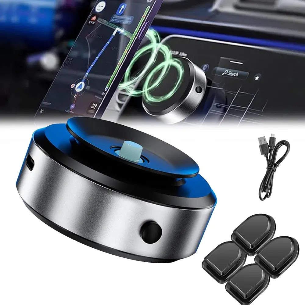 Vacuum Suction Phone Holder 110mAh Battery Type-C Rechargeable