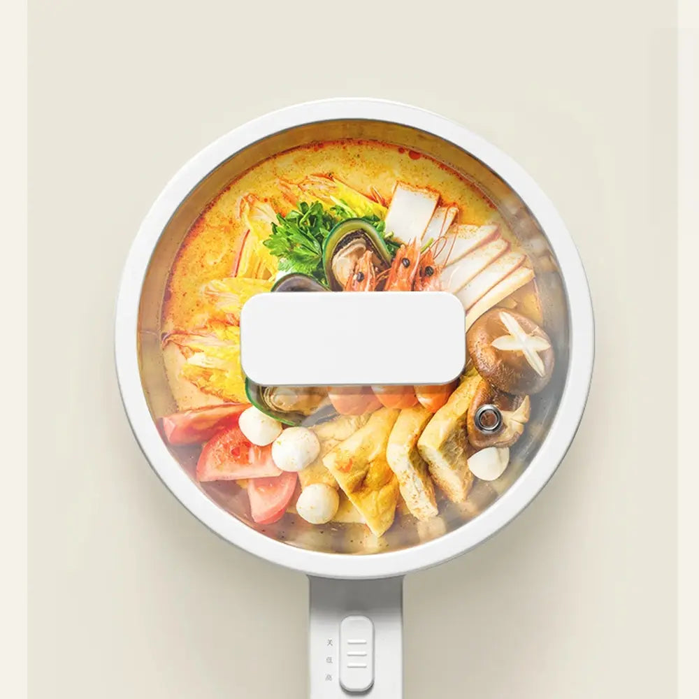 Multifunctional Home Electric Cooker with Ceramic Glaze Liner 1.5L 700W
