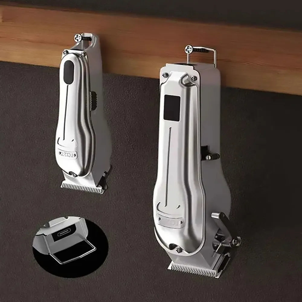 Sejoy Men’s Electric Clipper Set Type- C Rechargeable With 4 Length Combs Ceramic Sharp Angle Blade