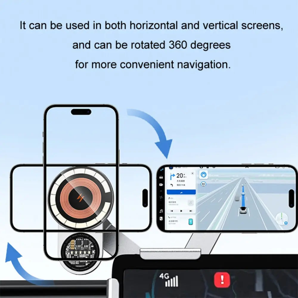 Dedicated Magnetic Wireless Charging Bracket 360° Rotatable 15W