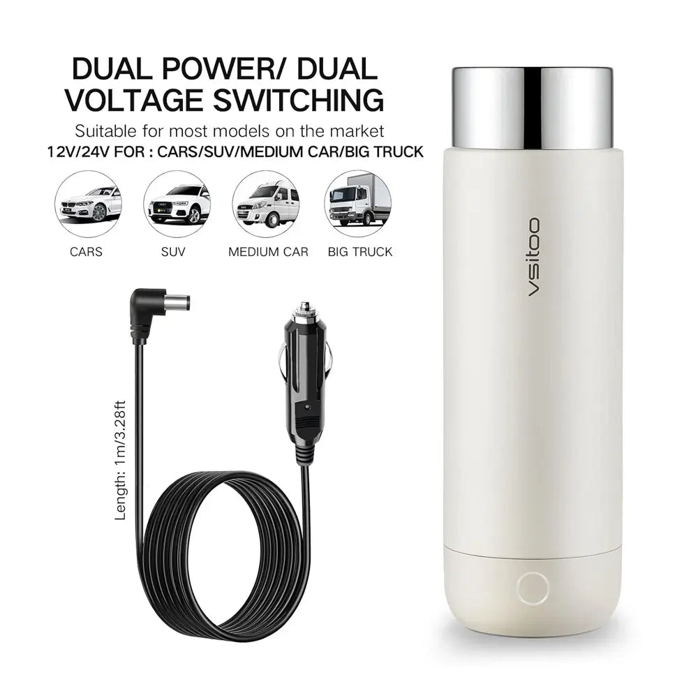 Vsitoo Smart Car Heating Bottle 12V/24V
