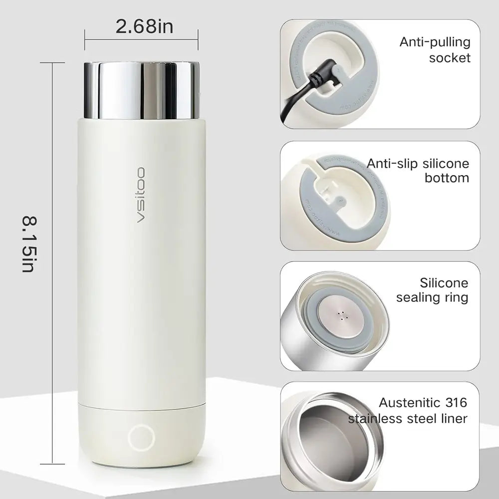 Vsitoo Smart Car Heating Bottle 12V/24V