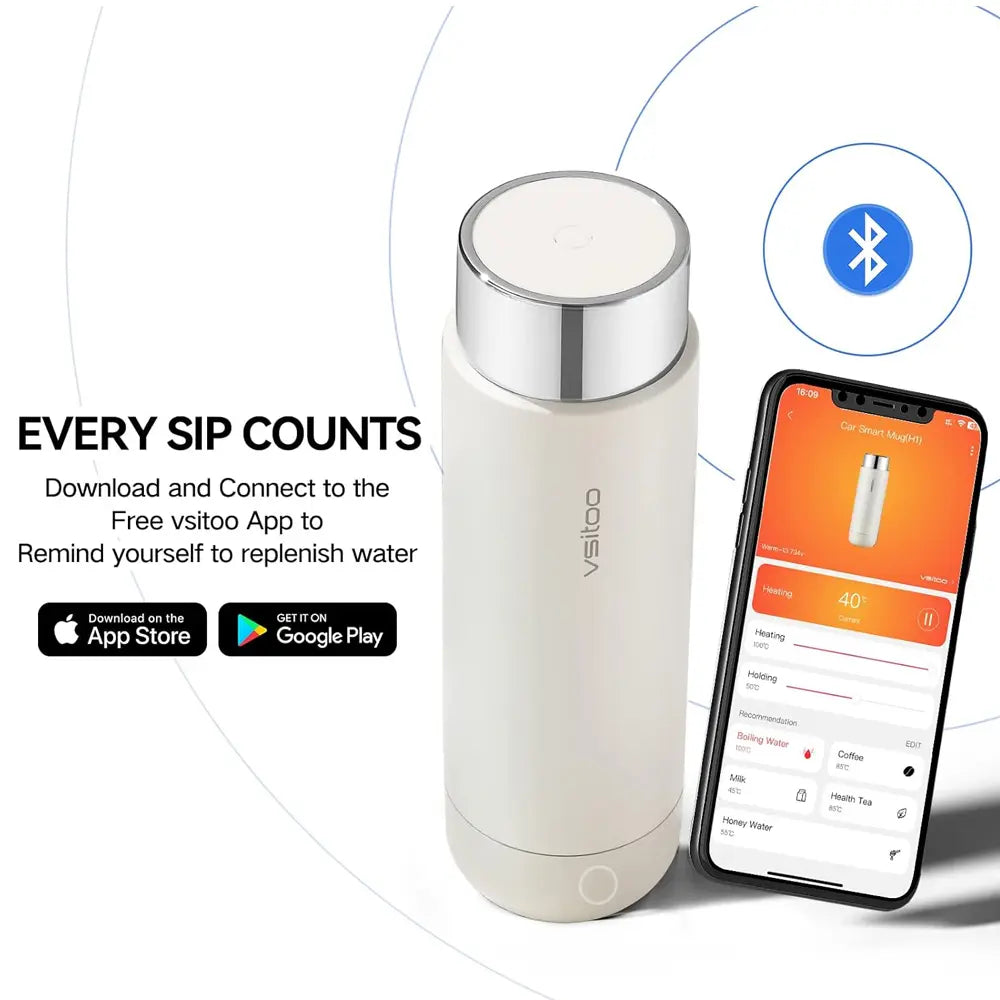 Vsitoo Smart Car Heating Bottle 12V/24V