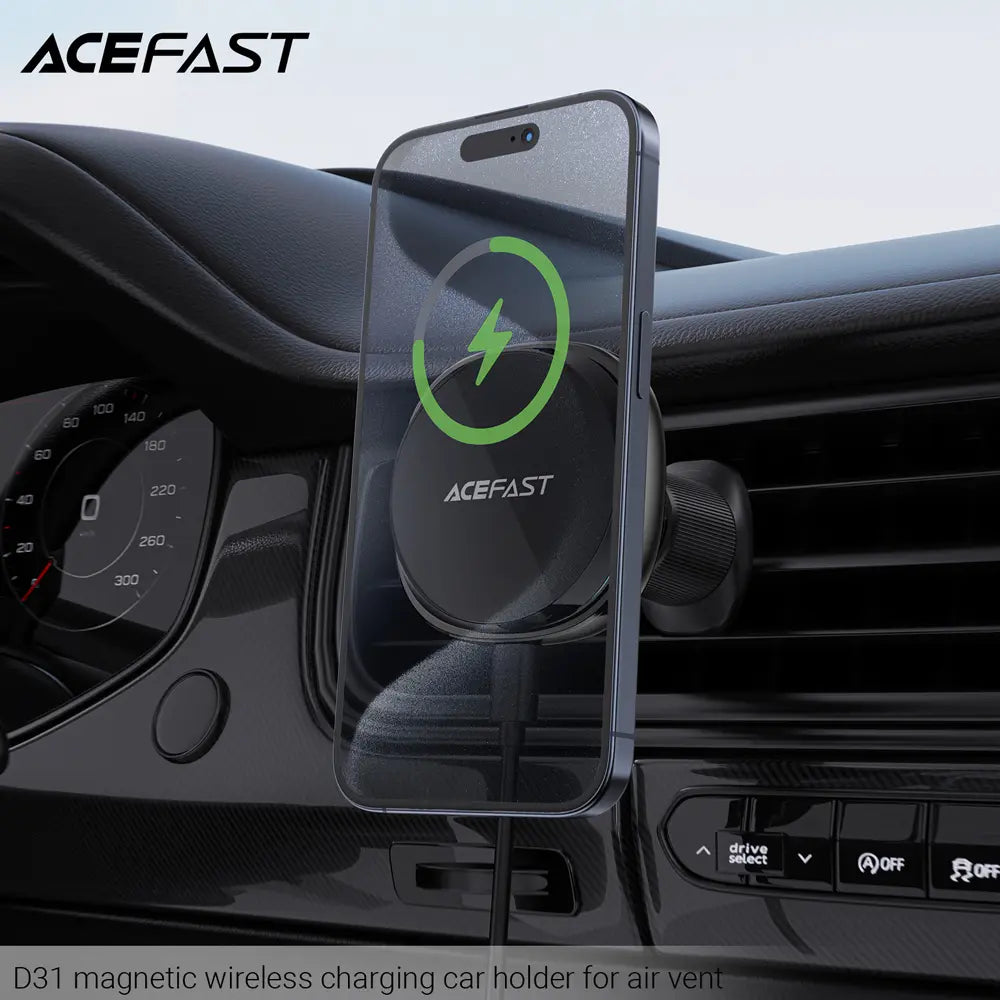 Acefast D31 magnetic wireless charging car holder for air vent