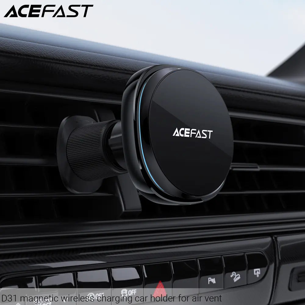 Acefast D31 magnetic wireless charging car holder for air vent