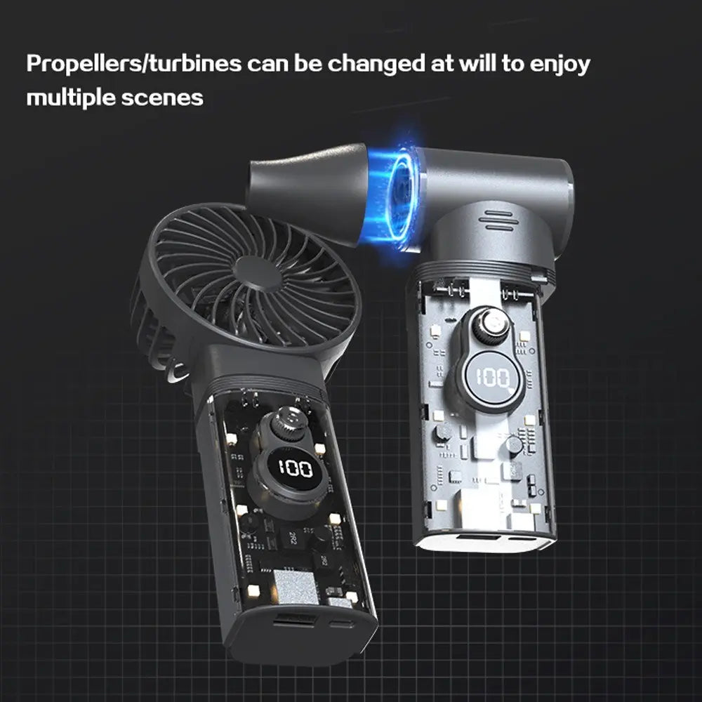 Violent Fan II 2-in-1 Turbo Fan with 10000mAh High-Capacity Battery