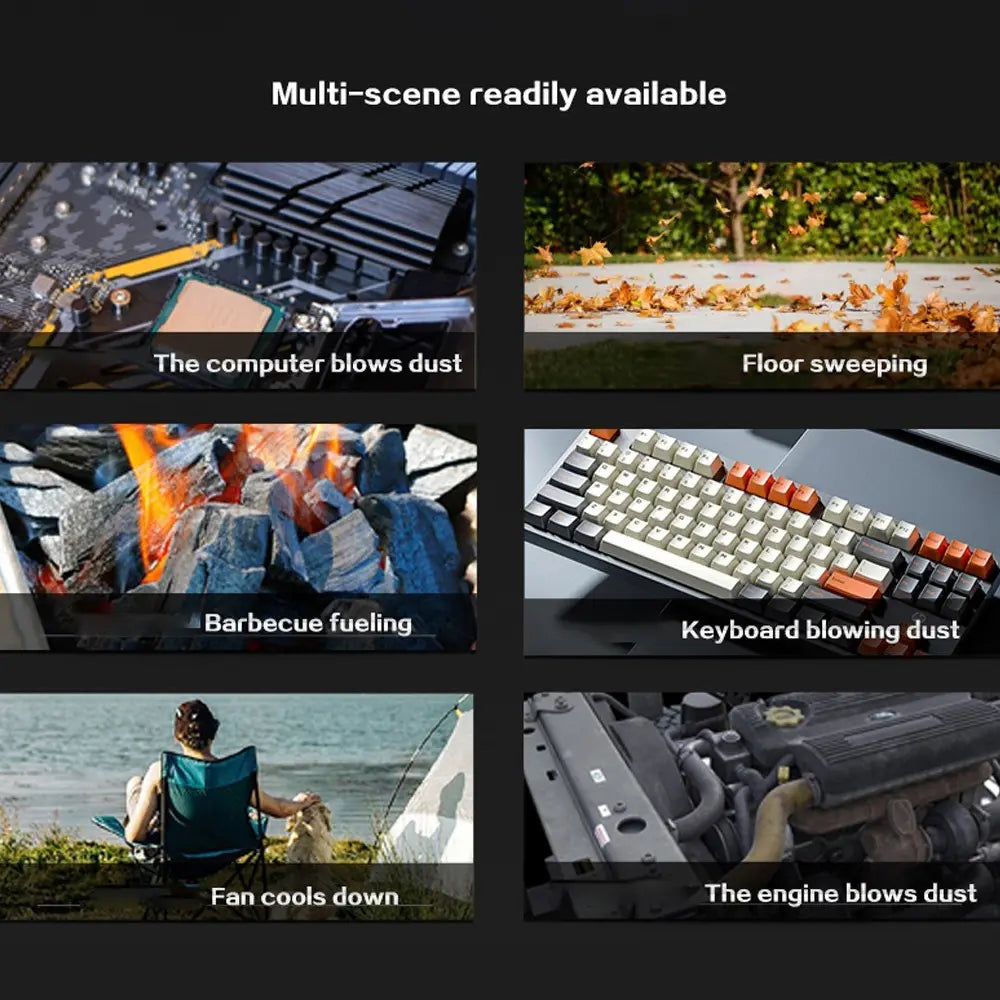 Violent Fan II 2-in-1 Turbo Fan with 10000mAh High-Capacity Battery